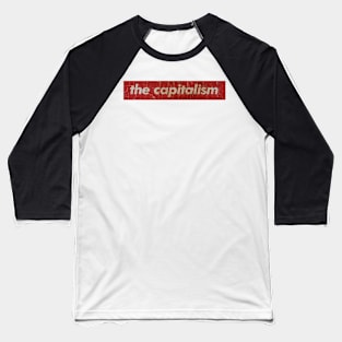 the capitalism - SIMPLE RED VINTAGE Baseball T-Shirt